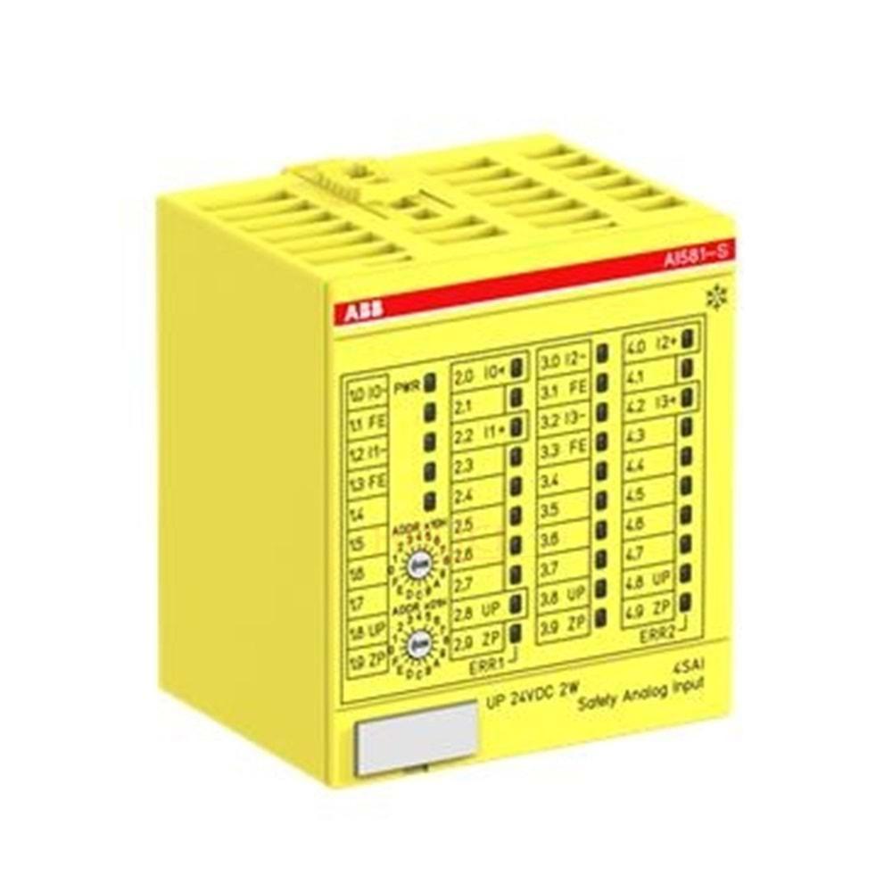 AI581-S-XC ( AC500 Safety IO ailesi XC - SIL3 8 DI, SIL2 16 DI dijital input )